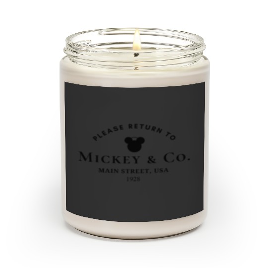 Return to Mickey & Co Scented Candles, Disneyworld Scented Candles, Disney Trip Scented Candles, 2023 Scented Candles