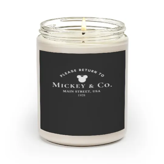 Return to Mickey & Co Scented Candles, Disneyworld Scented Candles, Disney Trip Scented Candles, 2023 Scented Candles