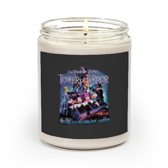 Vintage The Twilight Zone Tower of Terror Retro Scented Candles, Disney Scented Candles