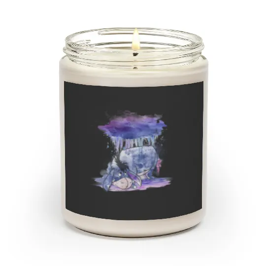 Disney Winnie The Pooh Cute Eeyore Watercolor Rain Cloud Scented Candles