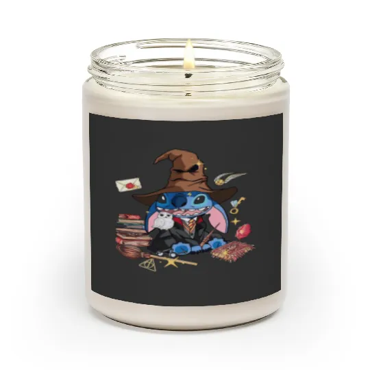 Stitch Witch Disney Trip Wizard Harry Potter Universal Studios Scented Candles, Stitch Lover Gift