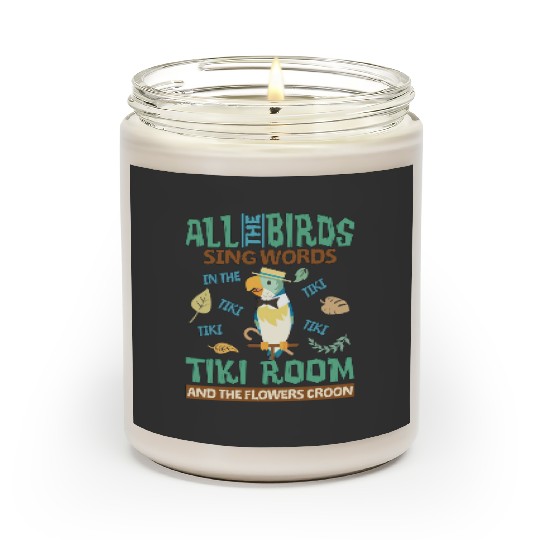 Retro Disneyland Enchanted Tiki Room Scented Candles
