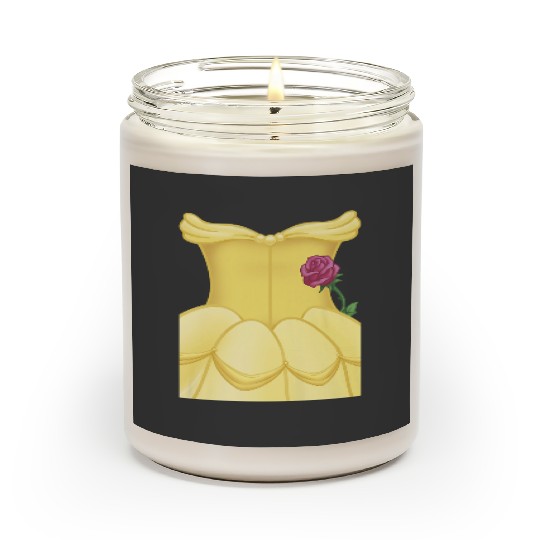 Disney Beauty And Beast Belle Dress Costume Hall Scented Candles