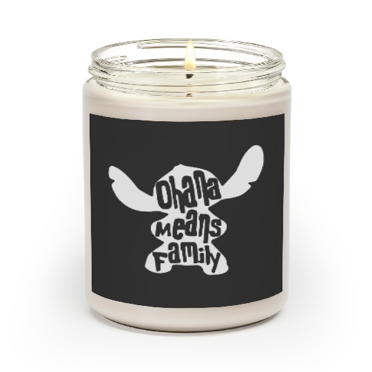 Ohana Means Family Scented Candles, Disney Vacation Scented Candles, Disney Trip Scented Candles, Disney Gift Scented Candles