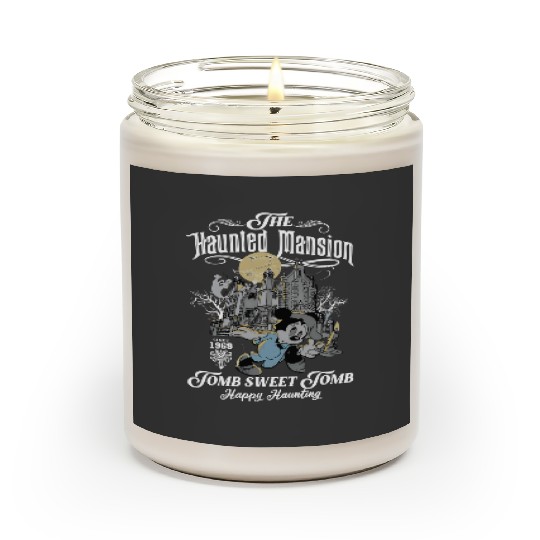 The Haunted Mansion Mickey Scented Candles, Disney Haunted Scented Candles