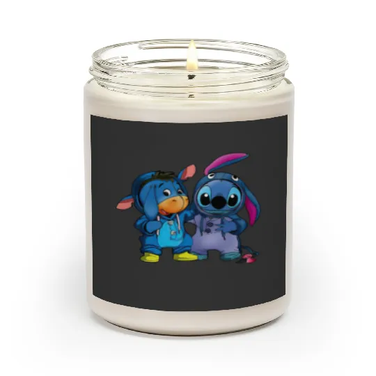 Disney Stitch and Eeyore Friends Matching Costume Scented Candles