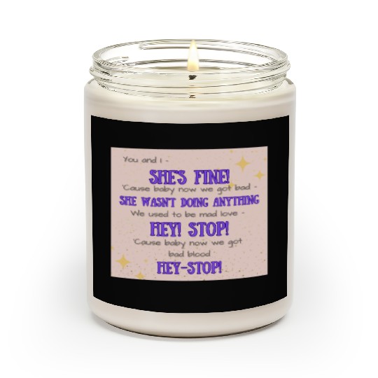 Bad Blood Eras Tour Chant Tay lor Swift Scented Candles