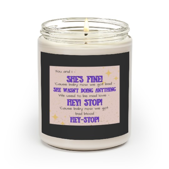 Bad Blood Eras Tour Chant Tay lor Swift Scented Candles