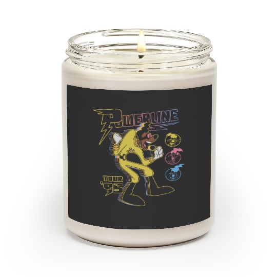 Goofy Movie Powerline Stand Out Tour '95 Double Sided Scented Candles, Disneyland Goofy Powerline Scented Candles