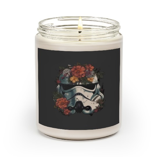 Stormtrooper Floral Flower Retro Scented Candles Disneyland Summer Trip 2023 Scented Candles