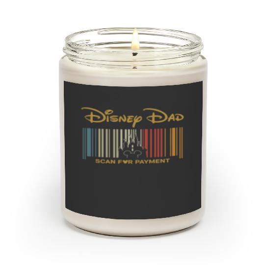 Discover Disney Dad Scan For Payment Scented Candles, Father's Day Scented Candles