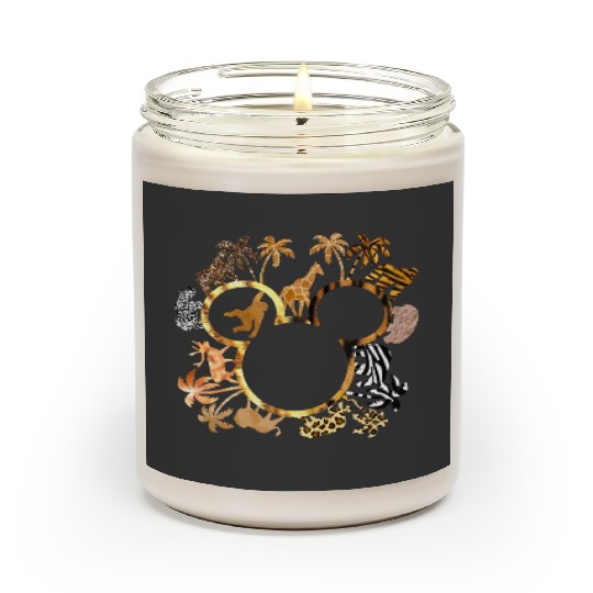 Disney Animal Kingdom Scented Candles, Disney Safari, Disney Leopard Scented Candles, Hakuna Matata Scented Candles