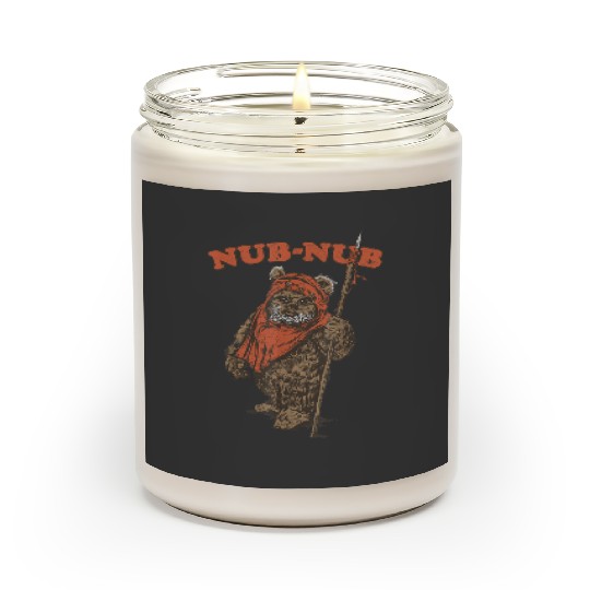 Disney Star Wars Scented Candles, Vintage Nub-Nub Ewok Camp Scented Candles, Wicket Ewoks Scented Candles, Forest Summer Camp Scented Candles