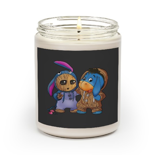 Disney Eeyore and Baby Groot Cute Friends Scented Candles, Eeyore Unisex