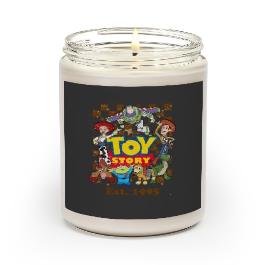 Vintage Disney Pixar Toy Story 1995 Characters Scented Candles, Disneyworld Scented Candles, Disneyland Scented Candles