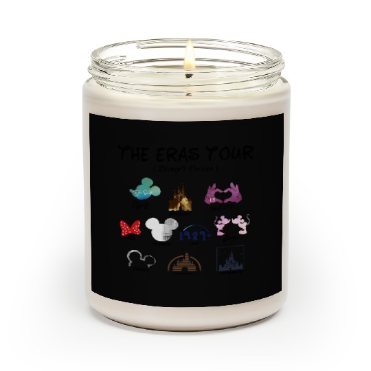 Disney Eras Tour Scented Candles, Princess Eras Tour Scented Candles, Magic Kingdom Scented Candles, Disney Girl Trip