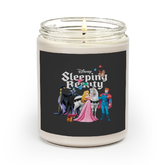 Vintage Sleeping Beauty Scented Candles, Aurora Princess Scented Candles, Disneyland Scented Candles