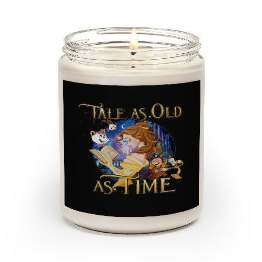 Disney Beauty & The Beast Belle Quotes Retro Scented Candles