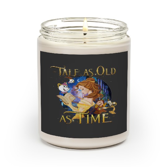 Disney Beauty & The Beast Belle Quotes Retro Scented Candles