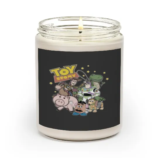 Retro Disney Toy Story Scented Candles, Vintage Toy Story Scented Candles, Woody and Buzz Lightyear, You've Got A Friend In Me Scented Candles