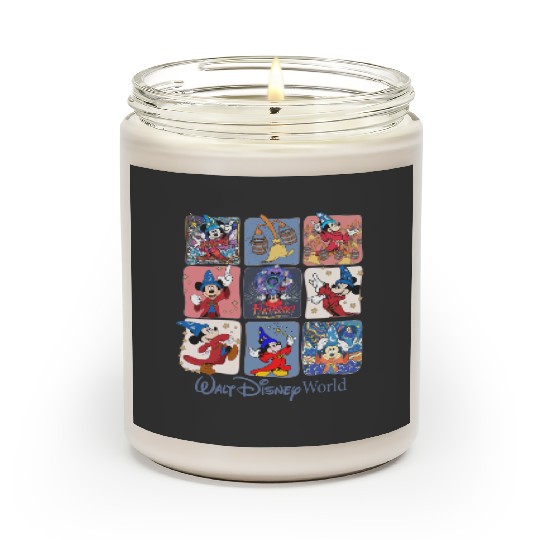 Disney Fantasia Sorcerer Mickey Scented Candles, Disney Trip Family Scented Candles, Mickey Magical Scented Candles