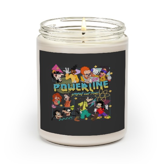 Vintage Goofy Movie Powerline Scented Candles, A Goofy movie Scented Candles, Disney Powerline Stand Out Tour