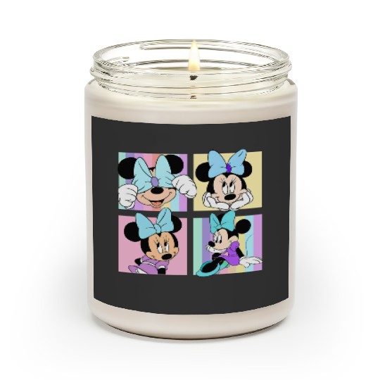 Retro Minnie Mouse Portrait Scented Candles, Vintage Disney Scented Candles