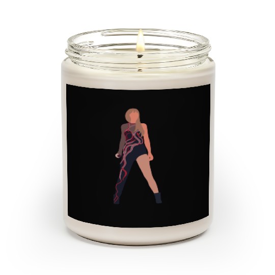 Eras Tour Reputation Outfit Sticker Scented Candles