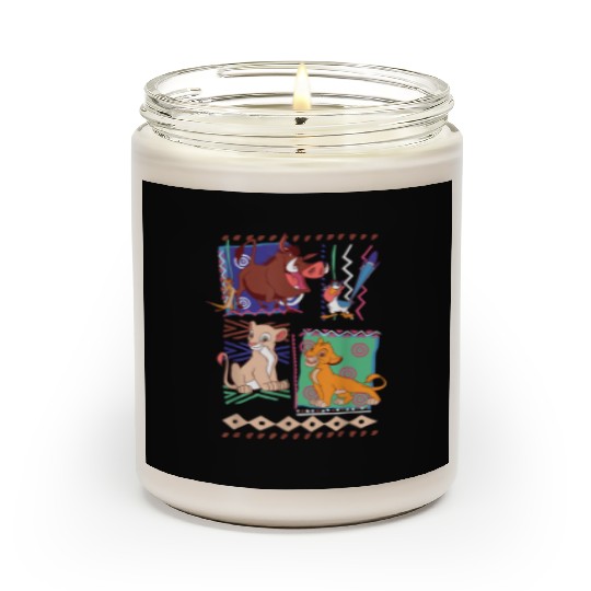 Disney Lion King Simba And Timon Graphic Scented Candles