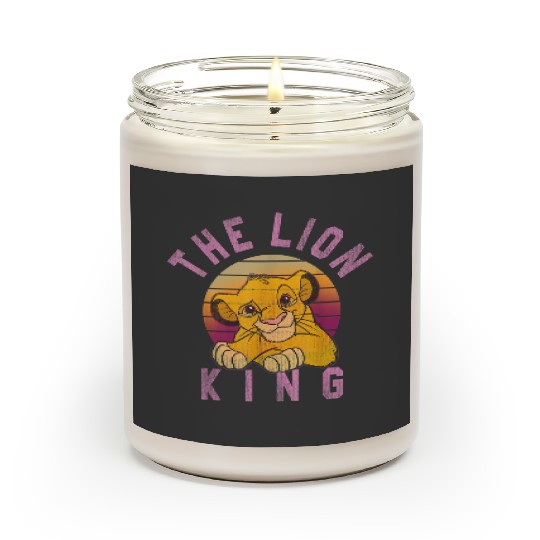 Disney Lion King Sweet Simba Striped Sunset Scented Candles
