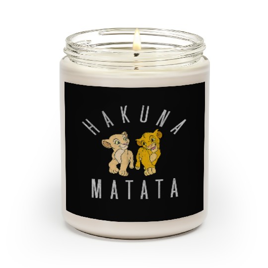 Disney Lion King Simba Nala Hakuna Matata Graphic Scented Candles