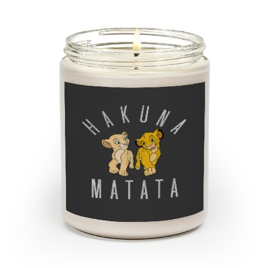 Disney Lion King Simba Nala Hakuna Matata Graphic Scented Candles