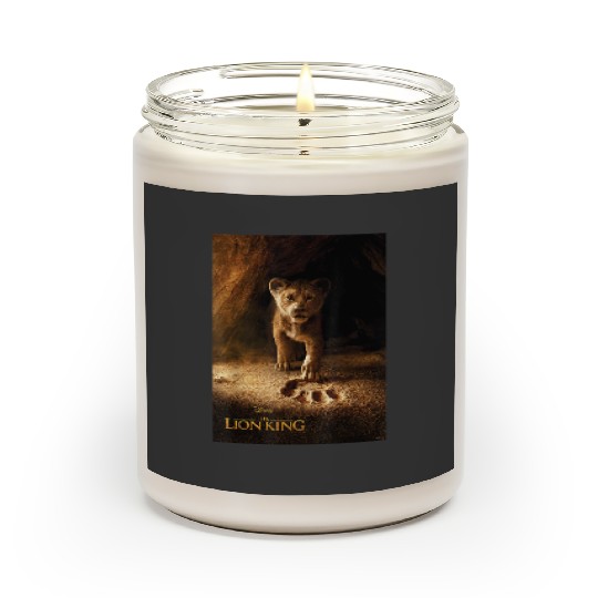 Disney The Lion King Live Action Simba Paw Fill Movie Poster Scented Candles