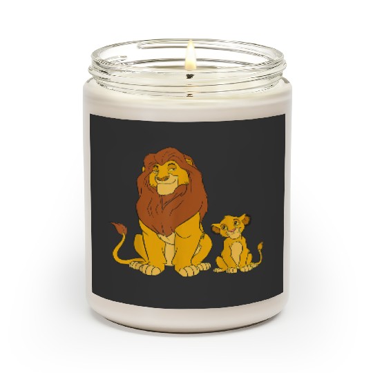 Disney The Lion King Young Simba And Mufasa Scented Candles