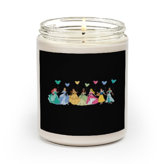 Disney Princess Balloon Scented Candles, Princess Squad Scented Candles