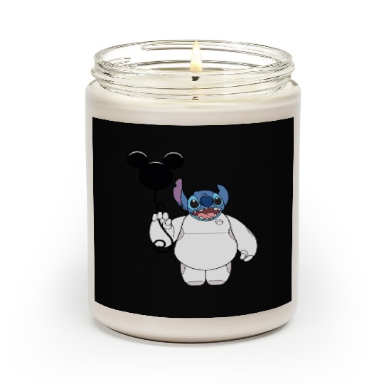 Disney Stitch and Baymax Body Balloon Scented Candles