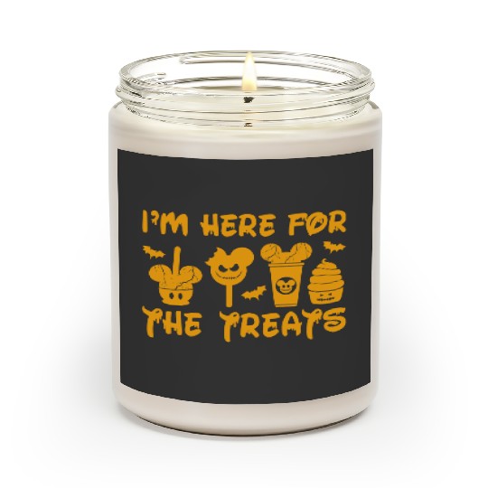 I'm Here For The Treats, Disney Halloween Family Shirts, Hocus Pocus, Halloween Shirt, Halloween Gift, Trick or Treat, Disney Family Shirts Scented Candles