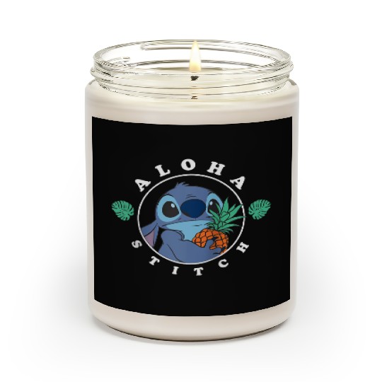 Disney Lilo Stitch Aloha Cute Stitch Tropical Chest Shot Scented Candles