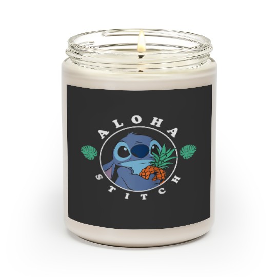 Disney Lilo Stitch Aloha Cute Stitch Tropical Chest Shot Scented Candles