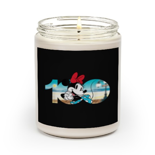 Disney 100 Anniversary Minnie Mouse D100 Logo Scented Candles