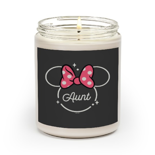 Disney Minnie Mouse Aunt Family Head Icon Magic Mothers Day Long Sleeve Scented Candles