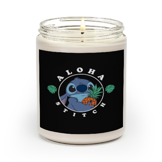 Disney Lilo Stitch Aloha Cute Stitch Tropical Chest Shot Scented Candles
