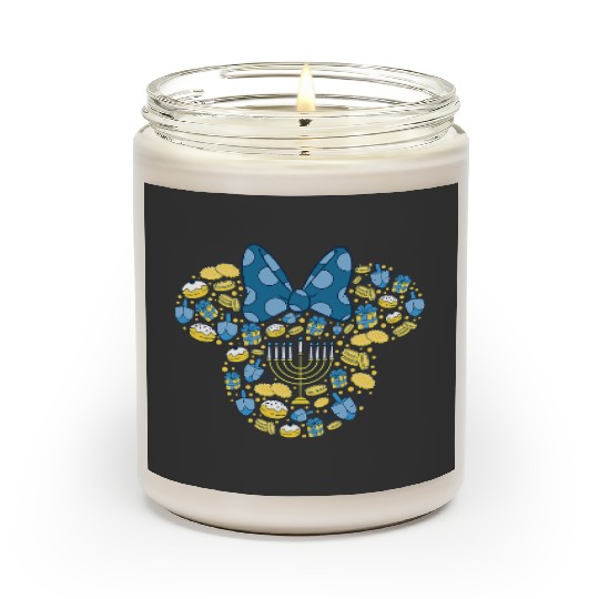 Disney Minnie Mouse Icon Hanukkah Chanukah Dreidel Menorah Scented Candles