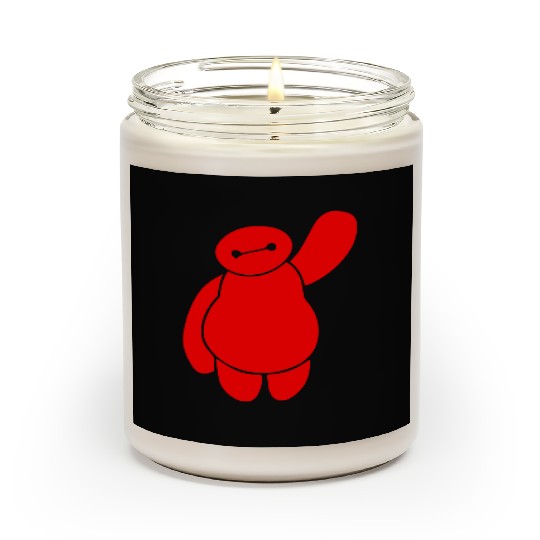 Disney Movie Big Hero 6 Baymax Waving Scented Candles