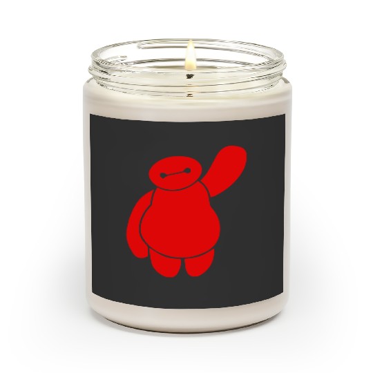 Disney Movie Big Hero 6 Baymax Waving Scented Candles