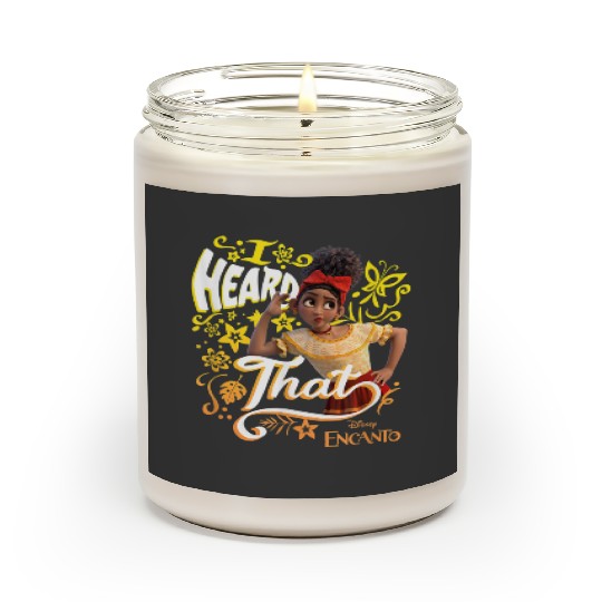 Disney Encanto Dolores I Heard That Portrait Scented Candles