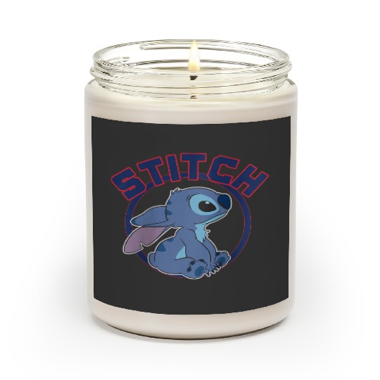 Disney Lilo Stitch Cute Stitch Profile Big Chest Circle V2 Scented Candles