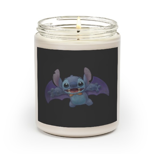 Disney Lilo Stitch Halloween Cute Vampire Stitch Portrait Scented Candles
