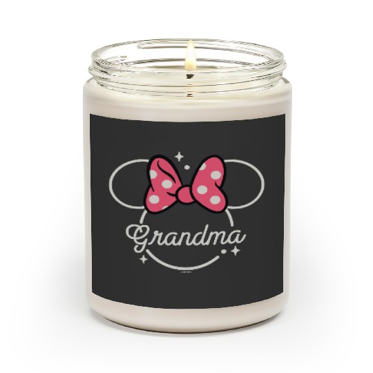 Disney Minnie Mouse Grandma Head Icon Magic Mothers Day Scented Candles