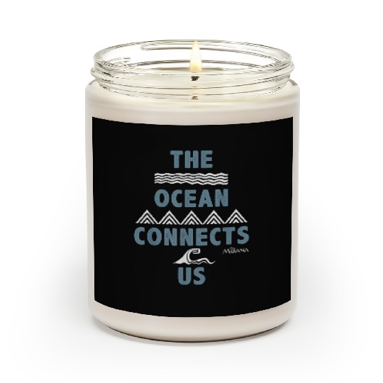 Disney Moana The Ocean Connects Us Tattoo Waves Scented Candles